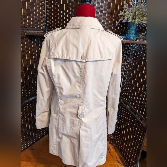 ✅️ Talbots Ivory Cream All Weather Trench Coat - Picture 2 of 11